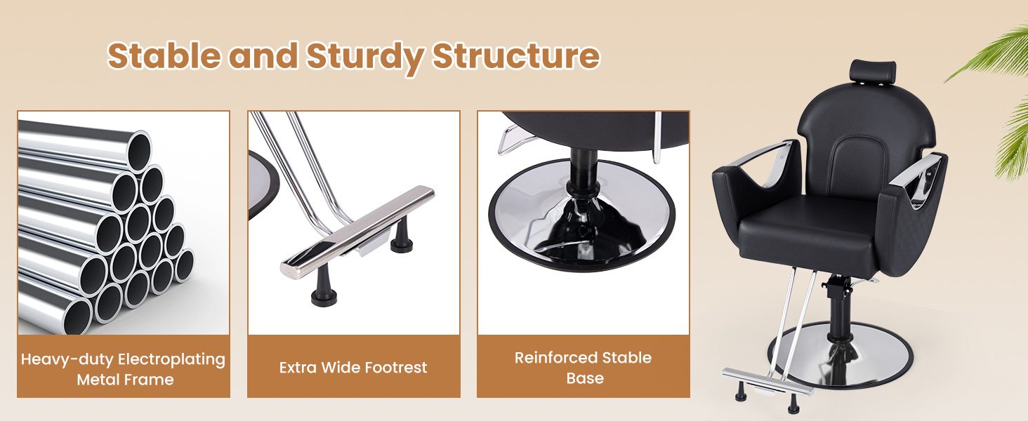 Reclining Salon Chair for Hair Stylist