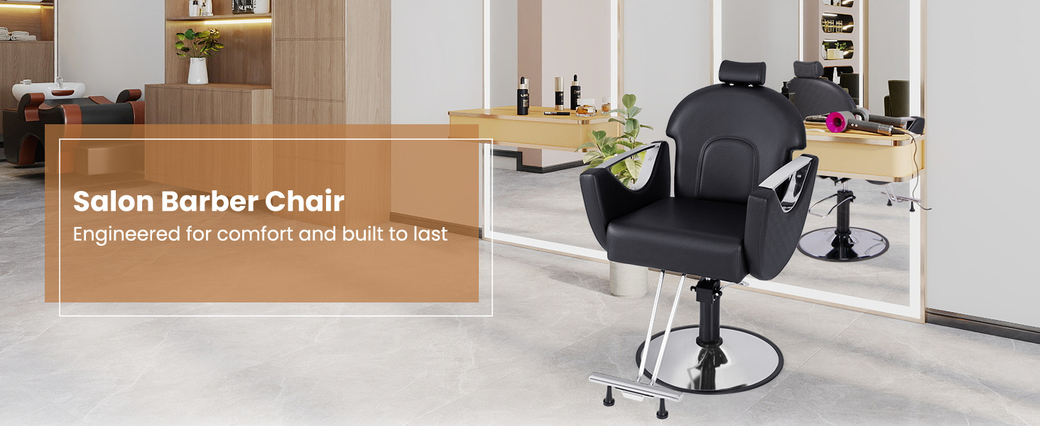 Reclining Salon Chair for Hair Stylist